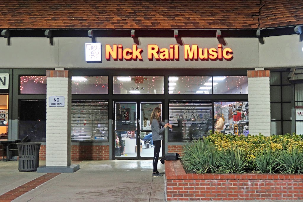 Nick Rail Music | 25868 McBean Pkwy, Valencia, CA 91355, USA | Phone: (661) 288-2345