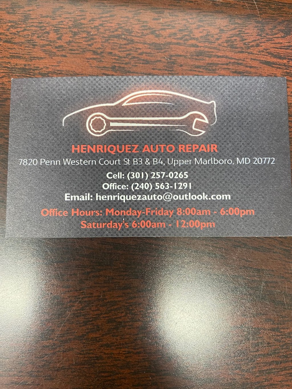 Henriquez Auto Repair LLC | 7820 Penn Western Ct B3, Upper Marlboro, MD 20772, USA | Phone: (240) 563-1291