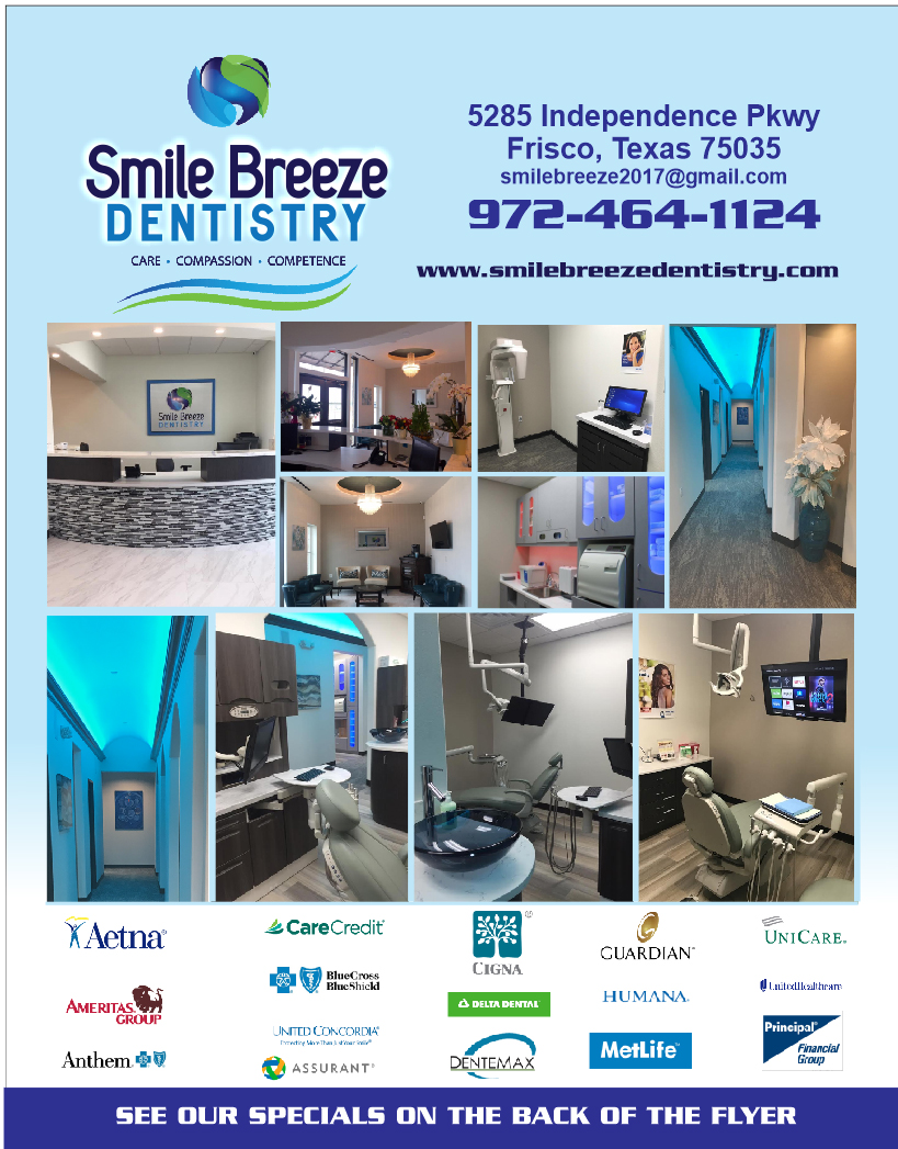 Smile Breeze Dentistry | 5285 Independence Pkwy STE 200, Frisco, TX 75035, USA | Phone: (972) 464-1124