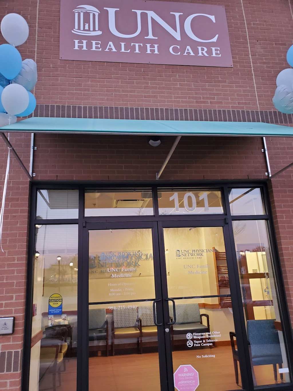 UNC Family Medicine at Poyner Place | 6021 Poyner Village Pkwy Suite 101, Raleigh, NC 27616, USA | Phone: (984) 215-4940