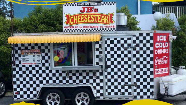 JBs Cheesesteak. Food Truck | 1531 SW 26th St, Fort Lauderdale, FL 33315, USA | Phone: (954) 608-6818