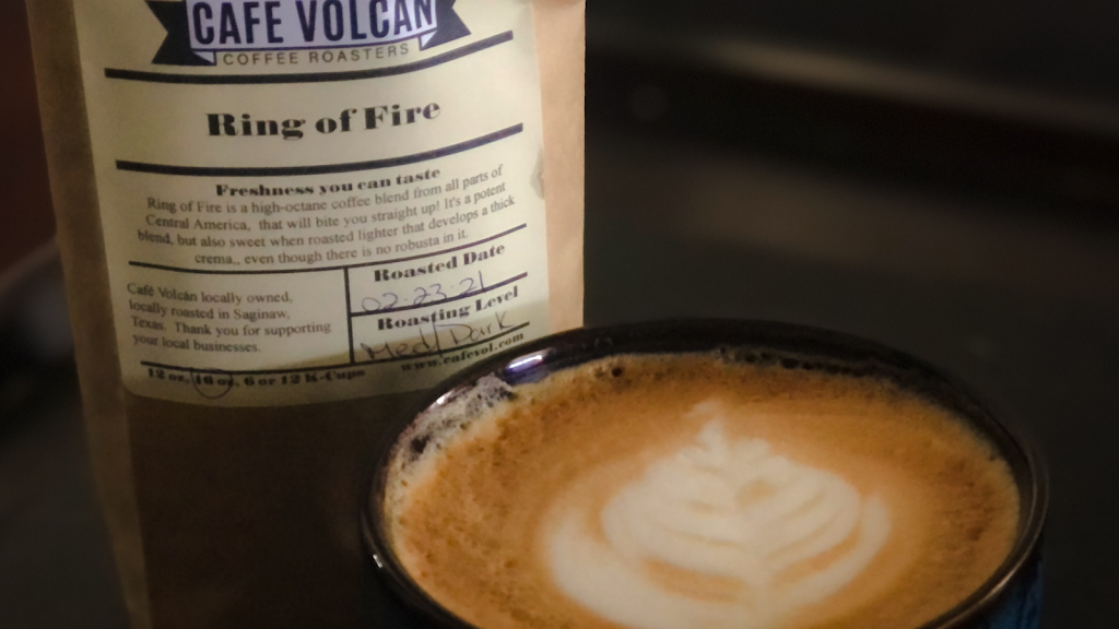 Cafe Volcan Coffee Roasters | 1112 Park Center Ct, Saginaw, TX 76179, USA | Phone: (817) 881-3640