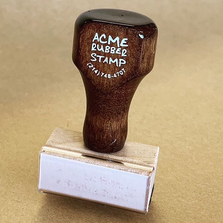 Acme Rubber Stamp Co. | 2522 W Main St, Gun Barrel City, TX 75156, USA | Phone: (214) 748-4707