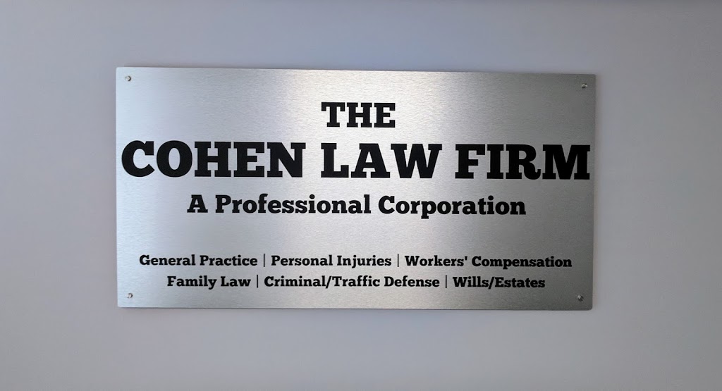 THE COHEN LAW FIRM, A Professional Corporation | 3701 Old Court Rd #11, Baltimore, MD 21208, USA | Phone: (410) 332-0414