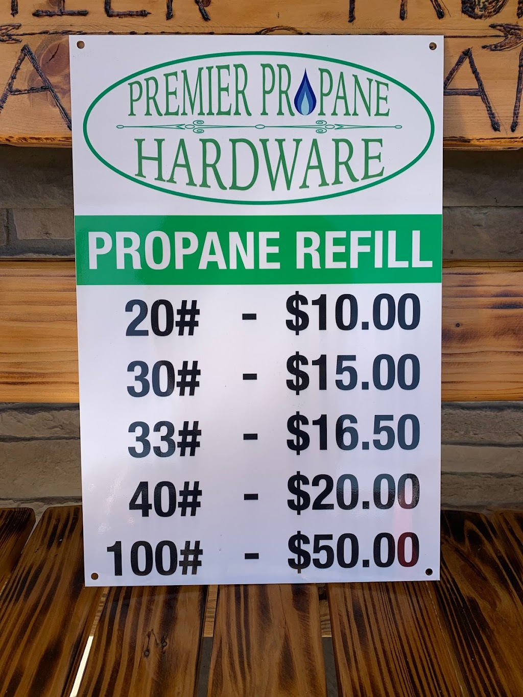 Premier Propane, Inc. & Hardware | 11480 W Finch Ave, Middlesex, NC 27557, USA | Phone: (252) 235-3322