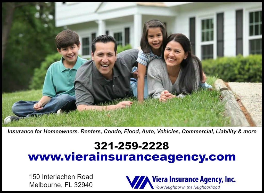 Viera Insurance Agency, Inc | 150 Interlachen Rd, Melbourne, FL 32940, USA | Phone: (321) 259-2228