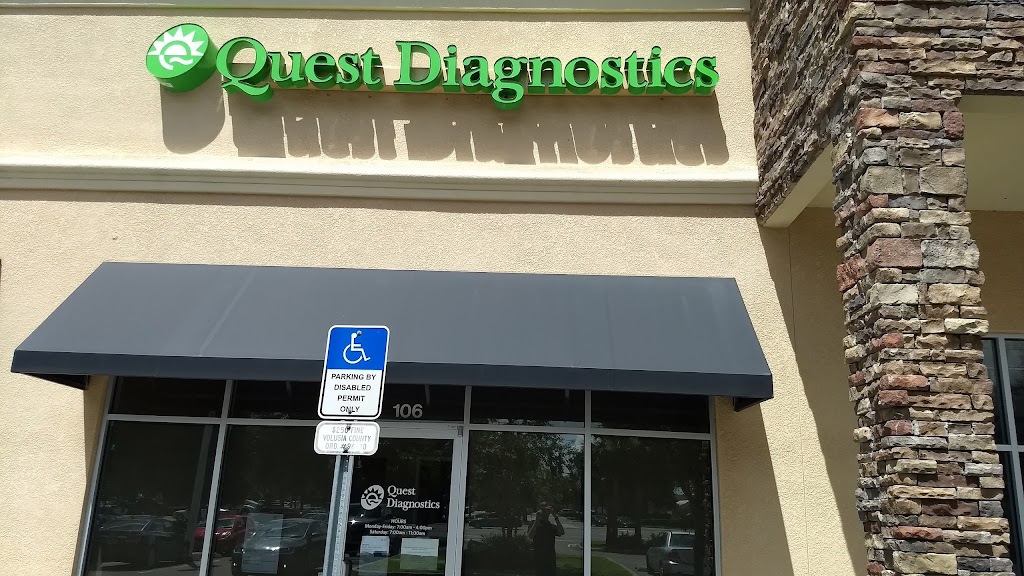 Quest Diagnostics Deland | 1702 N Woodland Blvd Ste 108 110, DeLand, FL 32720, USA | Phone: (386) 734-7167