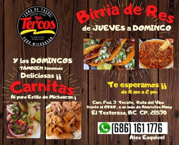 “Los Tercos” Taqueria | Carretera federal #3, km 49, El testerazo, 21570 El testarazo, B.C., Mexico | Phone: 686 161 1776