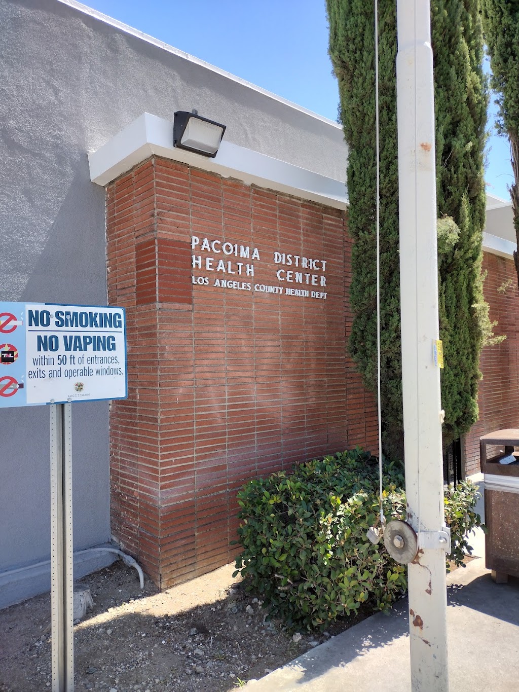 Pacoima Public Health Center | 13300 Van Nuys Blvd, Pacoima, CA 91331, USA | Phone: (818) 896-1903