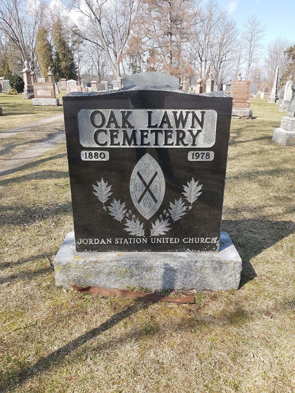 Oaklawn Cemetery | 4100 Bridgeport Dr, Jordan Station, ON L0R 1S0, Canada | Phone: (905) 563-8205 ext. 247