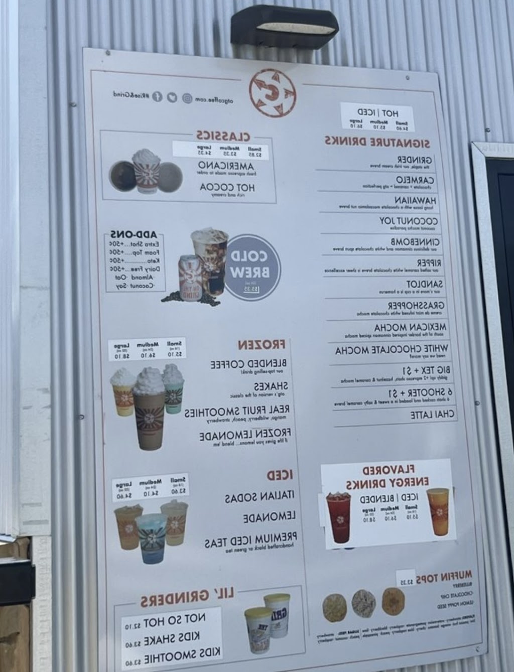 On The Grind | 971 FM306, New Braunfels, TX 78130, USA | Phone: (830) 310-1776