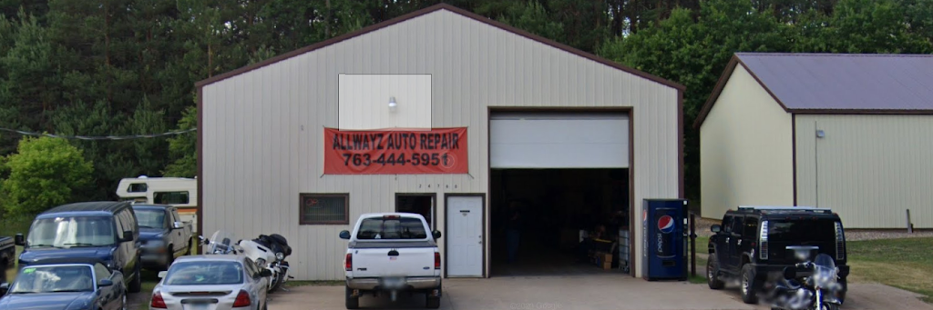 Allwayz Auto Repair | 24760 Ulysses Ct NE, Isanti, MN 55040, USA | Phone: (763) 444-5951