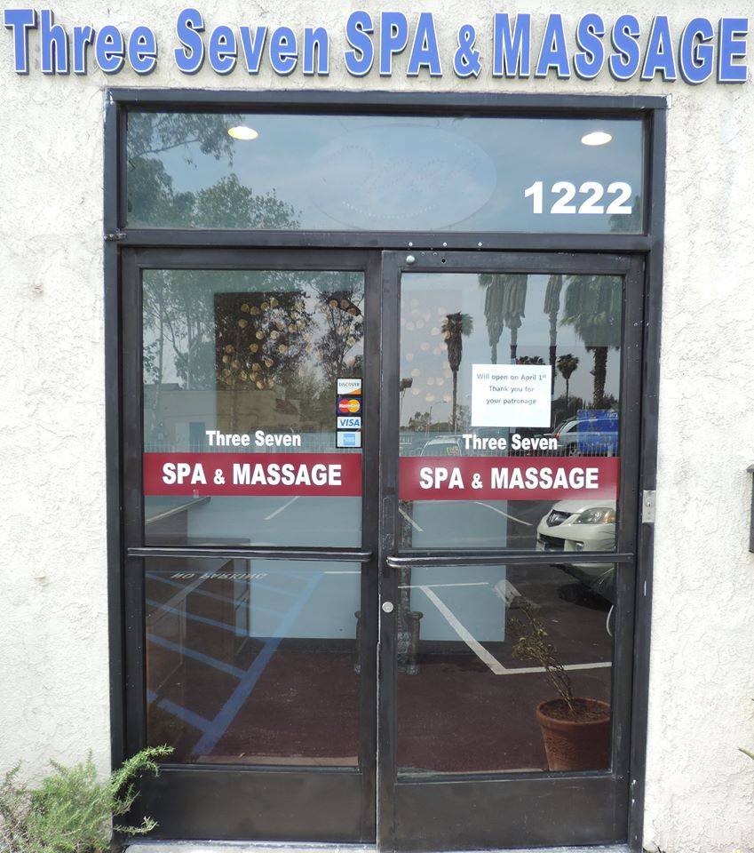 Three Seven Spa & Massage | 1222 E Holt Blvd, Ontario, CA 91761, USA | Phone: (909) 933-3777