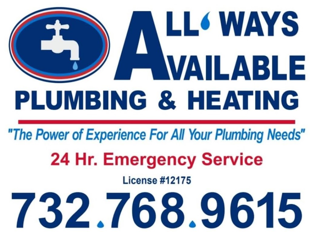 All-Ways Available Plumbing & Heating | 40 Farm Rd, Middletown Township, NJ 07748, USA | Phone: (732) 768-9615