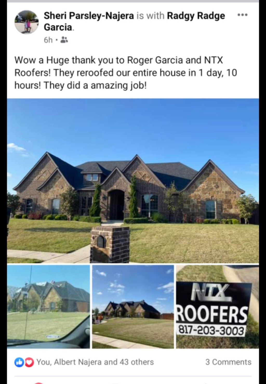 NTX Roofers | 1519 Jacksboro Hwy, Fort Worth, TX 76114, USA | Phone: (817) 203-3003