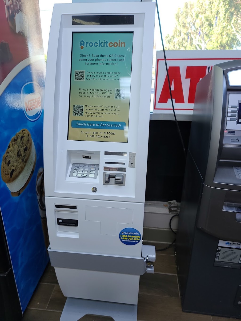 RockItCoin Bitcoin ATM | 3899 East Riverdale Ave, Anaheim, CA 92807, USA | Phone: (888) 702-4826