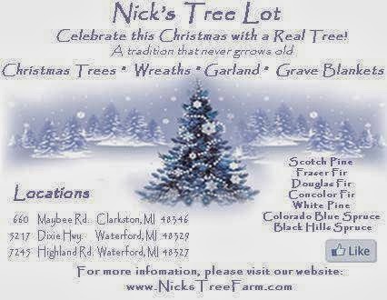 Nicks Tree Lot | 5640 Maybee Rd, Village of Clarkston, MI 48346, USA | Phone: (586) 808-4542