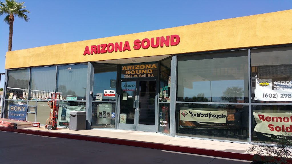 Arizona Sound | 3548 W Bell Rd, Glendale, AZ 85308, USA | Phone: (602) 298-0245