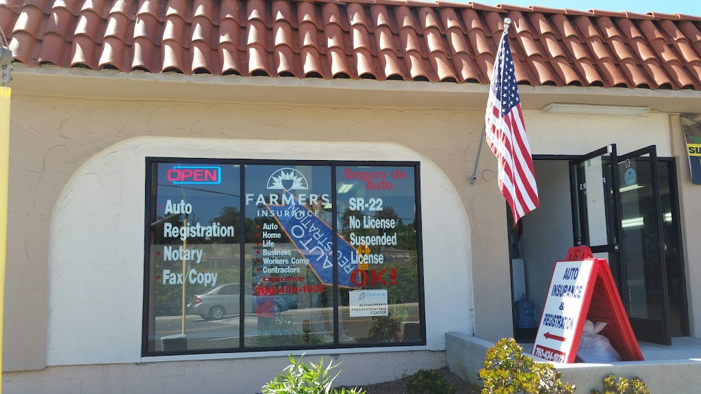 Farmers Insurance and Auto Registration | 1605 W Mission Rd, San Marcos, CA 92069 | Phone: (760) 434-1932