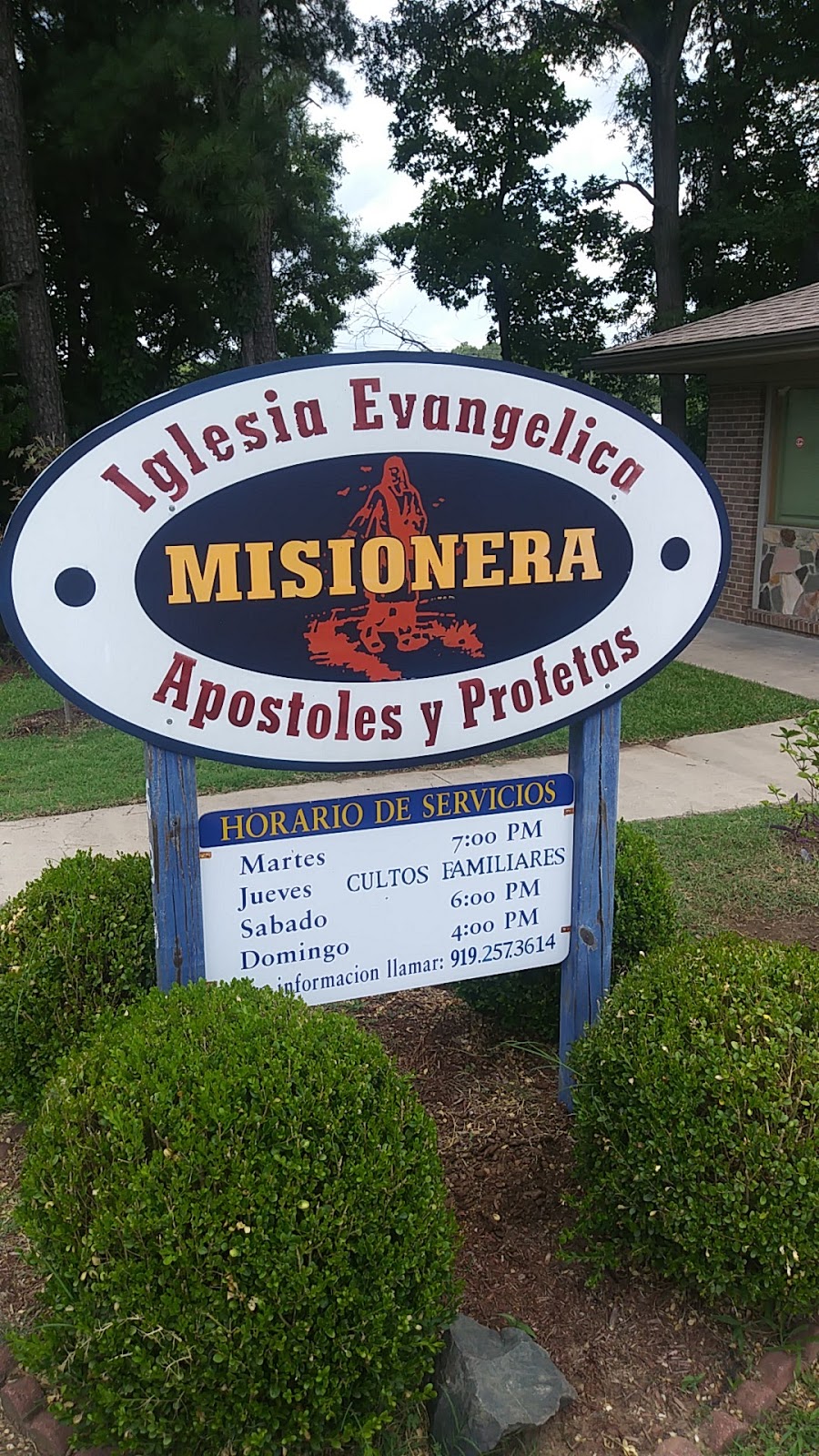 Iglesia Evangélica Misionera Apostoles Y Profetas | 636 Gary St, Durham, NC 27703, USA | Phone: (919) 257-3614