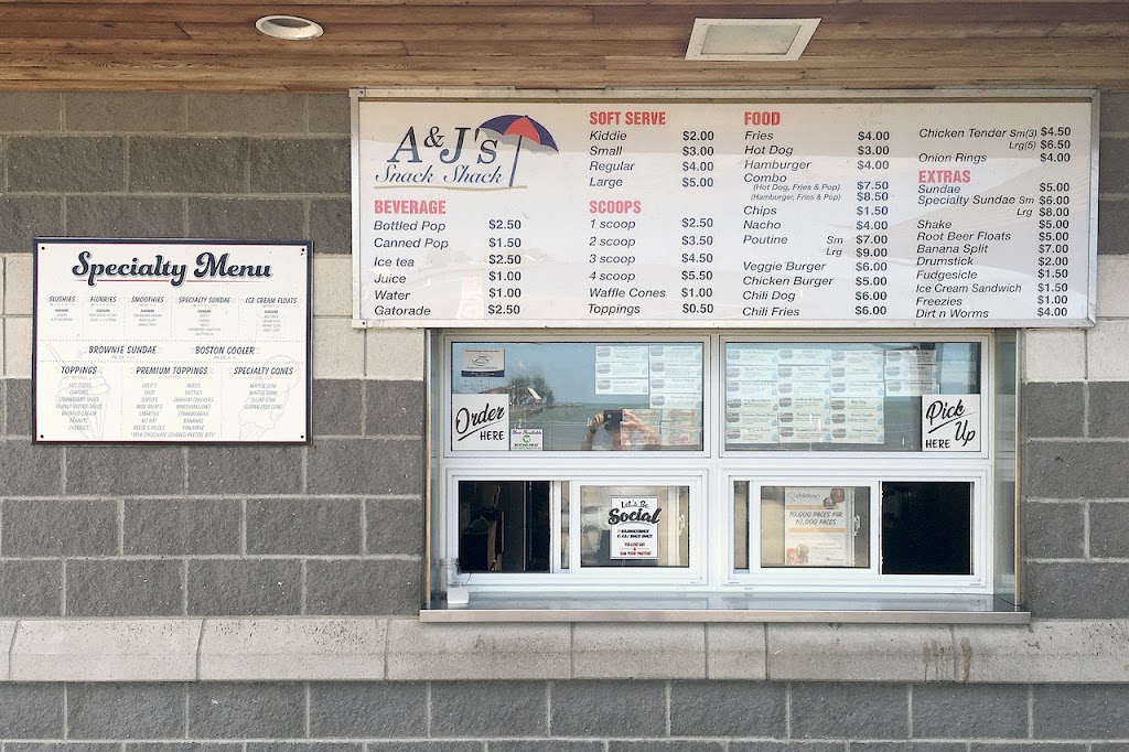 A&J Snack Shack | 121 W River St, Belle River, ON N0R 1A0, Canada | Phone: (226) 344-9459