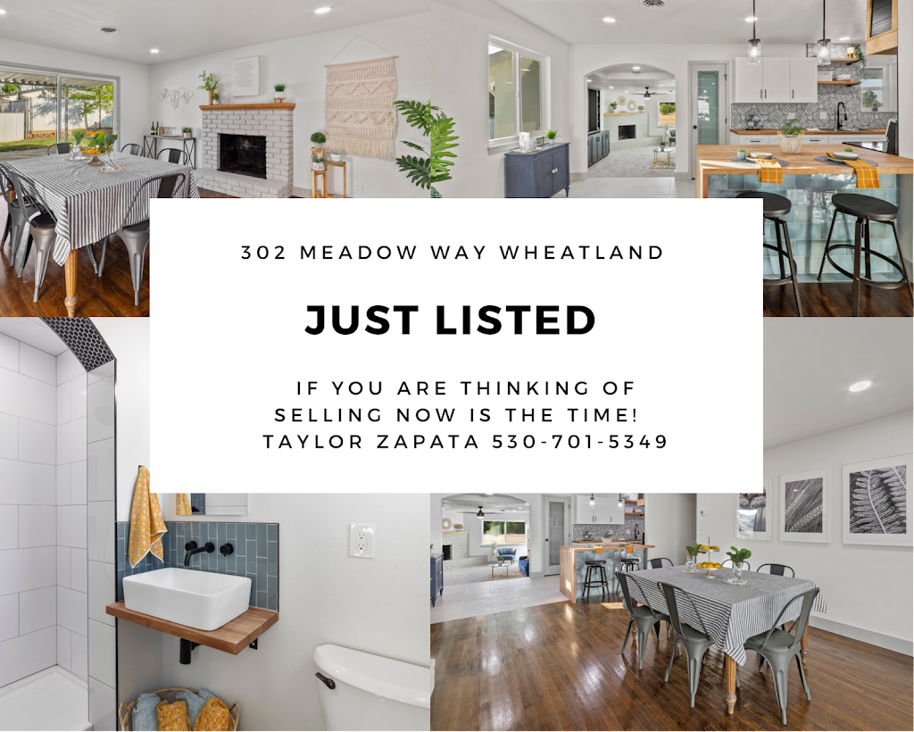 Taylor Zapata Realtor | 1920 CA-65 Suite 140, Wheatland, CA 95692 | Phone: (530) 701-5349