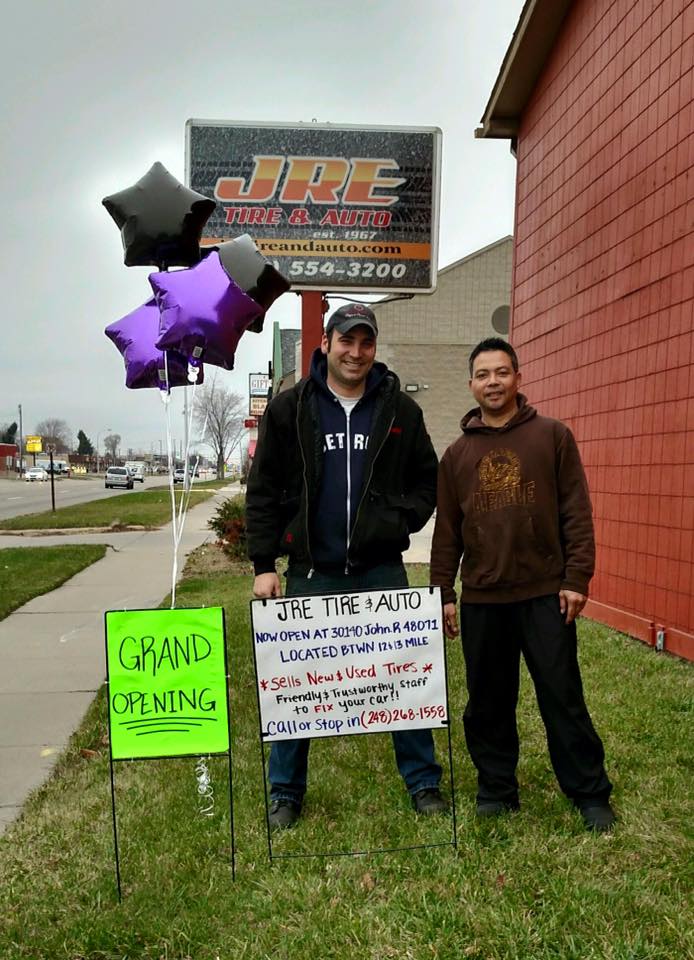 JRE Tire and Auto | 30140 John R Rd, Madison Heights, MI 48071, USA | Phone: (248) 268-1558