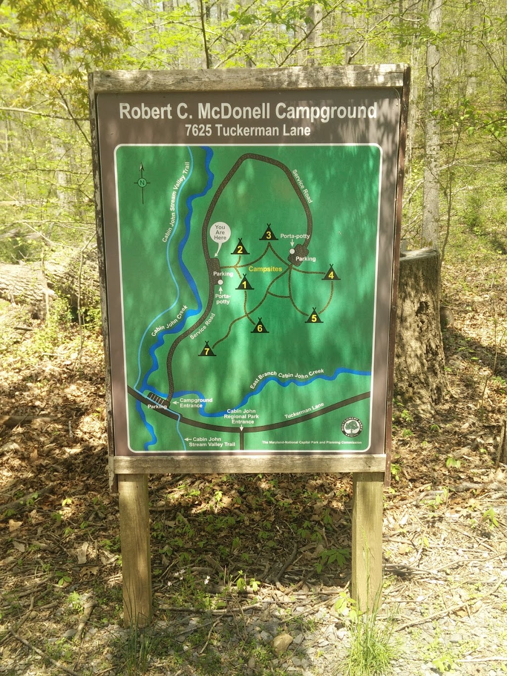 Robert C McDonell Campground | 7701 Tuckerman Ln, Rockville, MD 20854, USA | Phone: (301) 495-2525