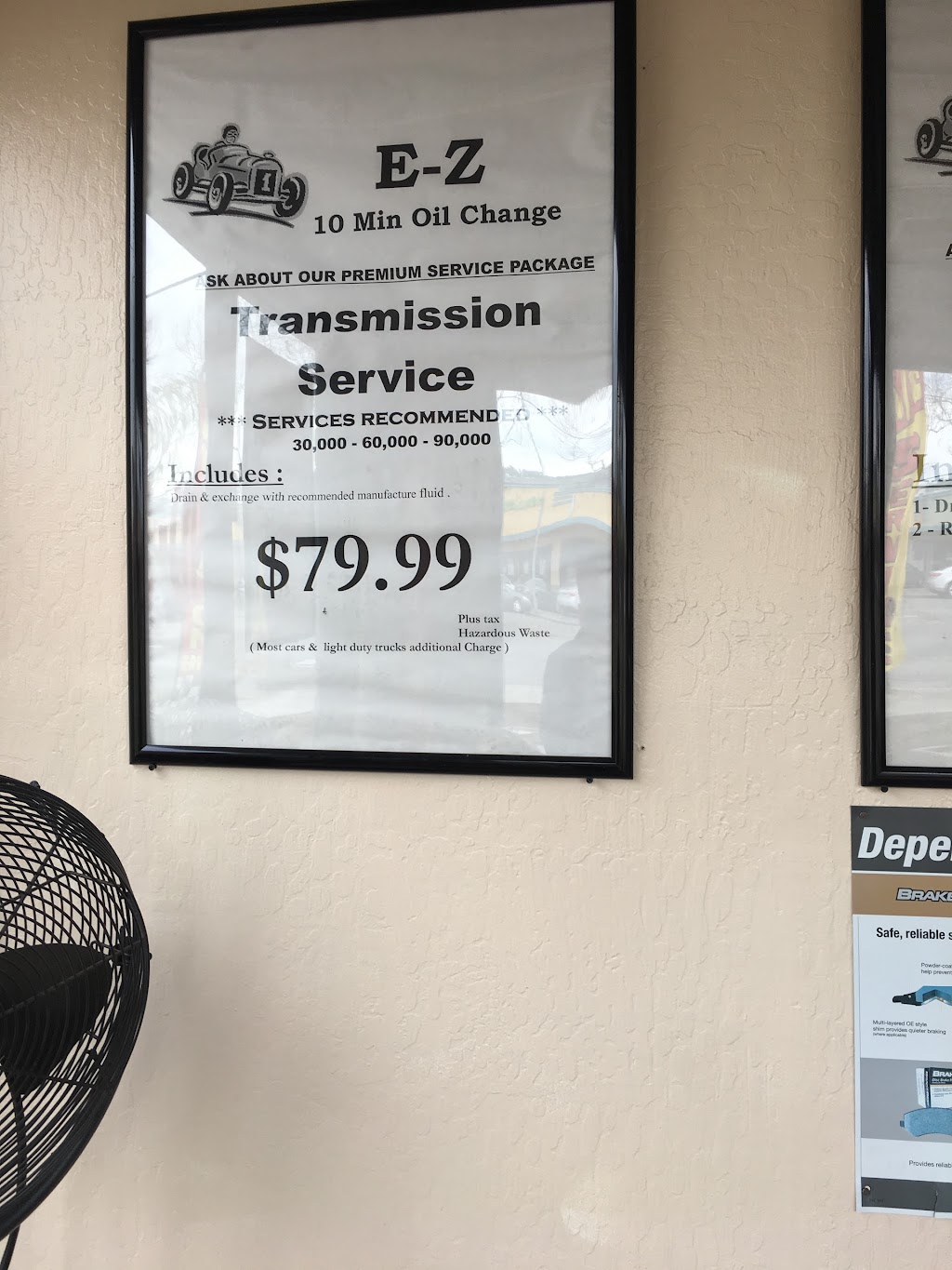 E-Z 10 Minute Oil Change | 14675 E 14th St, San Leandro, CA 94578, USA | Phone: (510) 583-1110