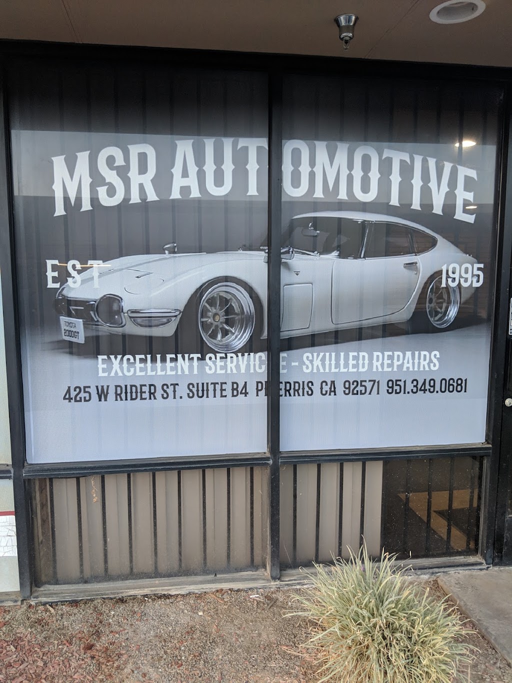 MSR Automotive | 425 W Rider St STE B4, Perris, CA 92571, USA | Phone: (951) 349-0681