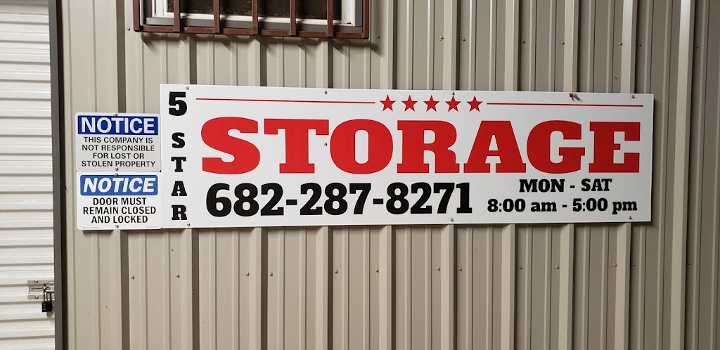 5 Star Storage | 16146 FM 920, Poolville, TX 76487, USA | Phone: (682) 287-8271