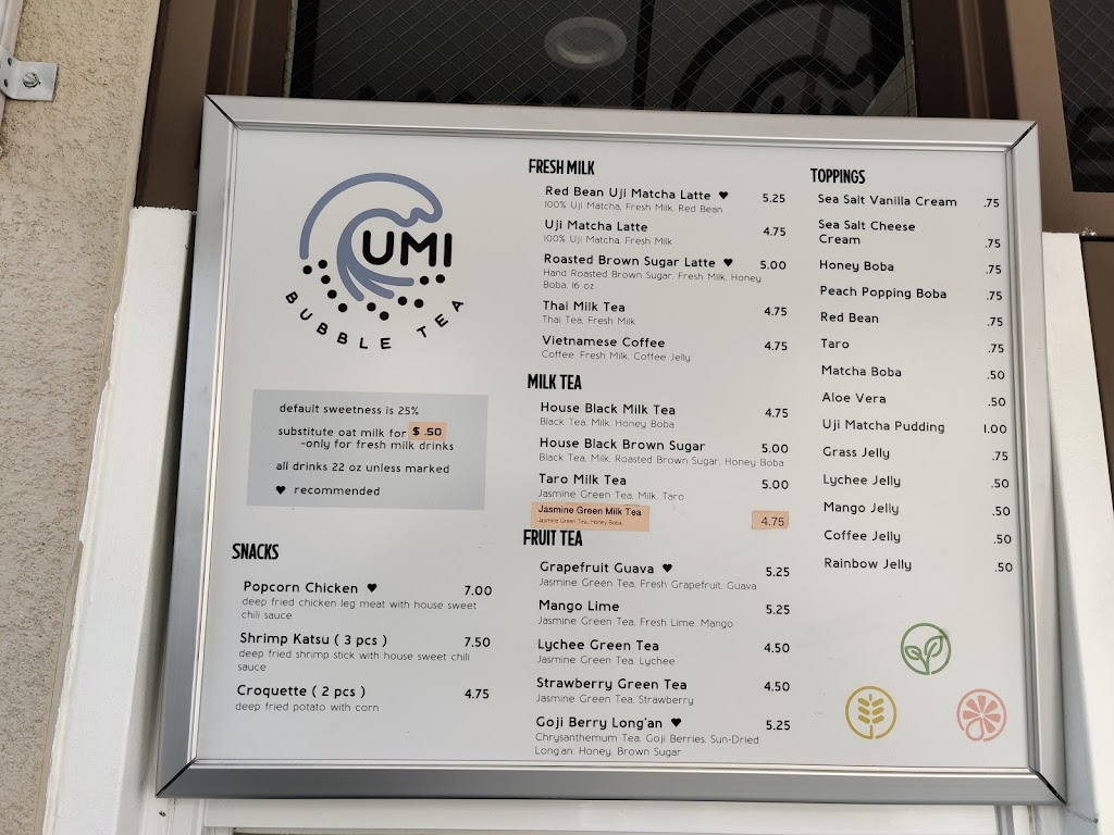 UMI TEA & RAMEN | 43691 Mission Blvd, Fremont, CA 94539, USA | Phone: (510) 413-6050