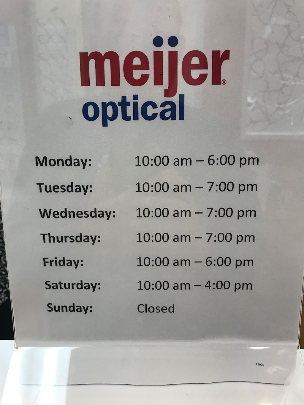 Meijer Optical | 100 Polaris Pkwy, Westerville, OH 43082, USA | Phone: (614) 891-4235