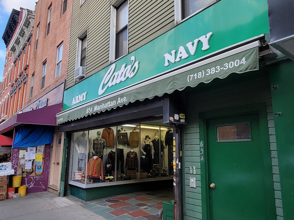 Catos Army & Navy | 654 Manhattan Ave, Brooklyn, NY 11222, USA | Phone: (718) 383-3004