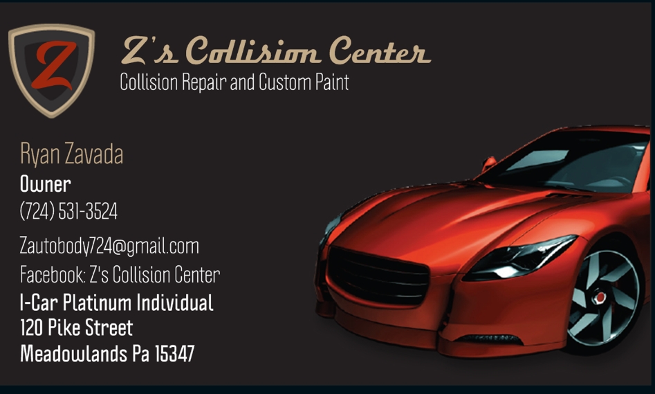 Zs Collision Center | 120 Pike St, Meadowlands, PA 15347, USA | Phone: (724) 531-3524
