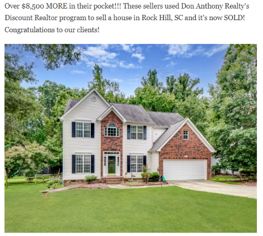 Don Anthony Realty | 8334 Pineville-Matthews Rd #103-252, Charlotte, NC 28226, USA | Phone: (704) 644-1467