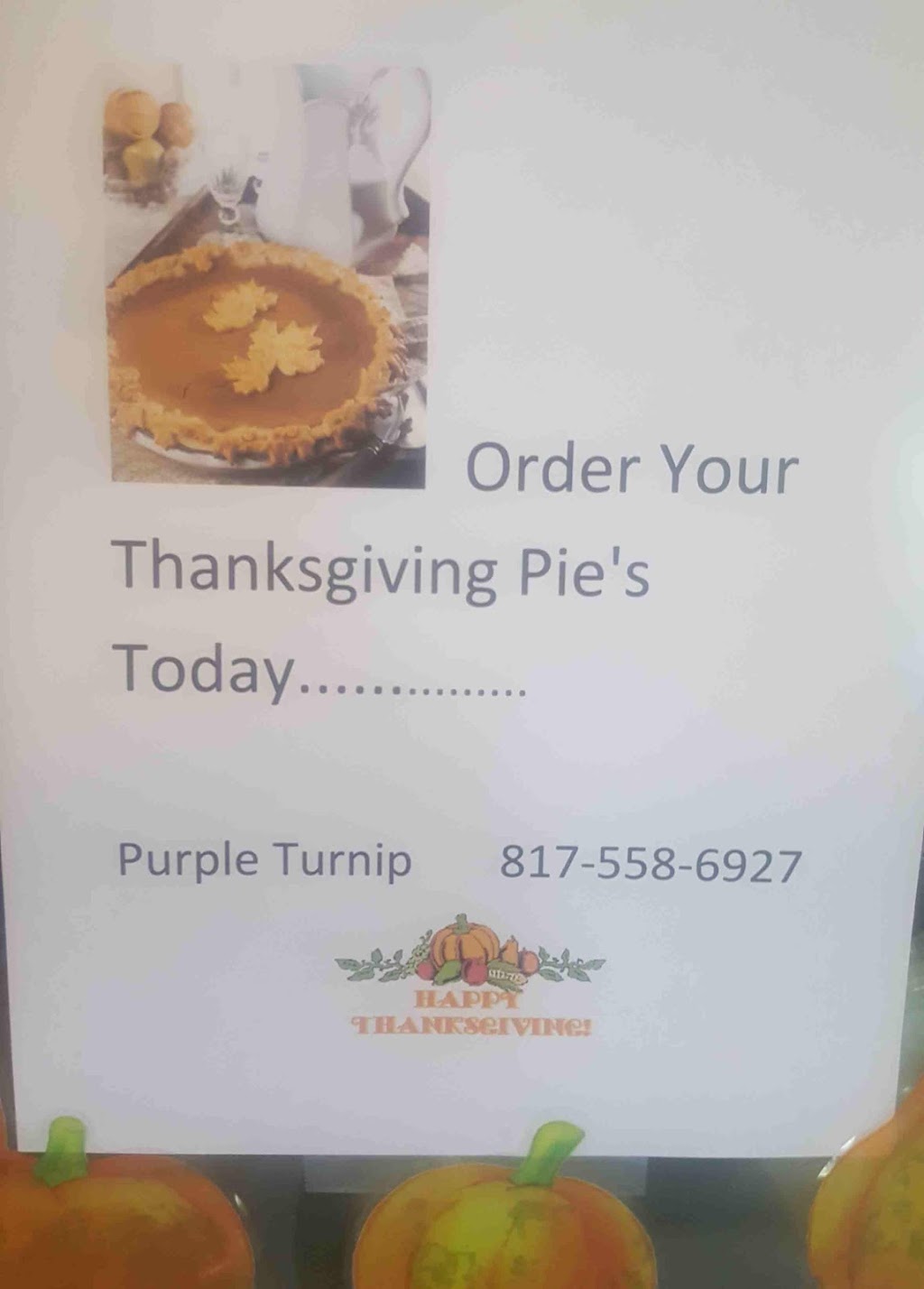 Purple Turnip | 104 N Pendell Ave, Cleburne, TX 76033, USA | Phone: (817) 558-6927