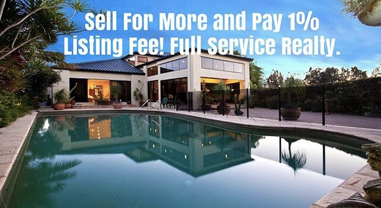 Sell your home for 1% Realty | 916 Silver Spur Rd STE 301, Rolling Hills Estates, CA 90274, USA | Phone: (310) 409-3649