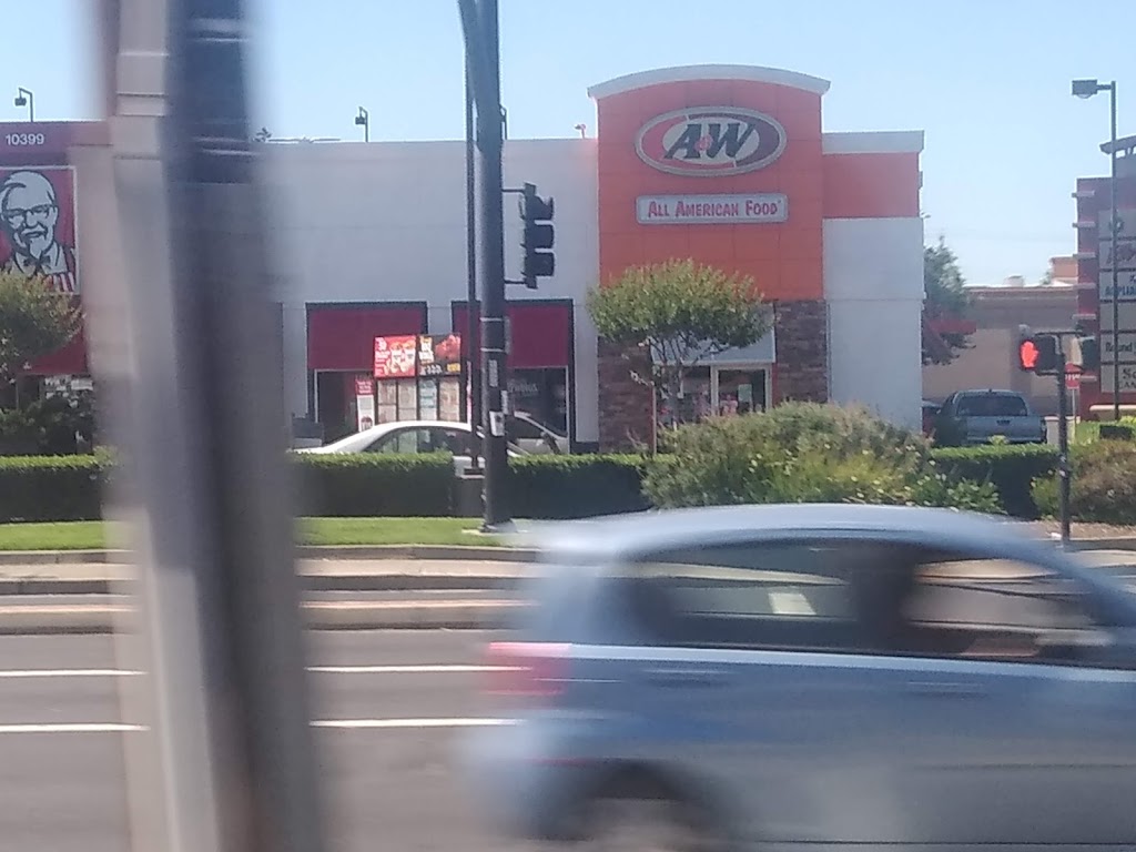 A&W Restaurant | 10399 Folsom Blvd, Rancho Cordova, CA 95670, USA | Phone: (916) 363-2661