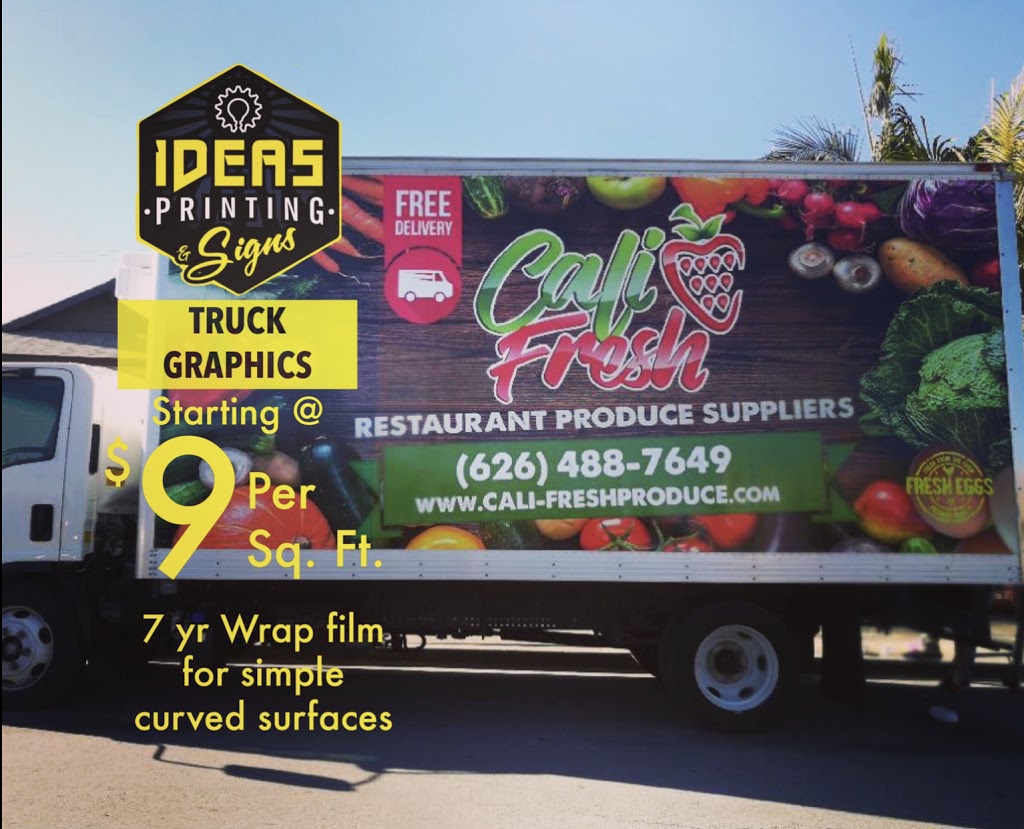 Ideas Printing and Signs | 14044 Garfield Ave Suite A, Paramount, CA 90723, USA | Phone: (424) 209-9881