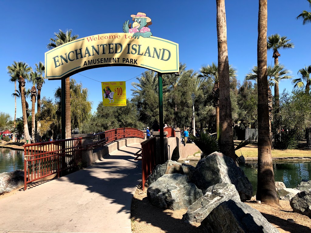 Enchanted Island Amusement Park | 1202 W Encanto Blvd, Phoenix, AZ 85007, USA | Phone: (602) 254-1200