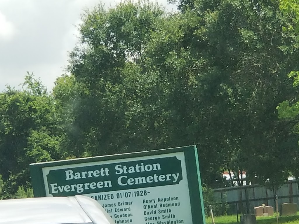 Original Barrett Station Evergreen Cemetary | 560 Barrett Rd, Crosby, TX 77532, USA | Phone: (281) 670-8133