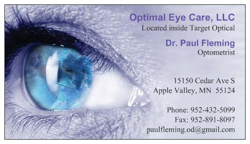 Optimal Eye Care, LLC | 15150 Cedar Ave, Apple Valley, MN 55124, USA | Phone: (952) 432-5099