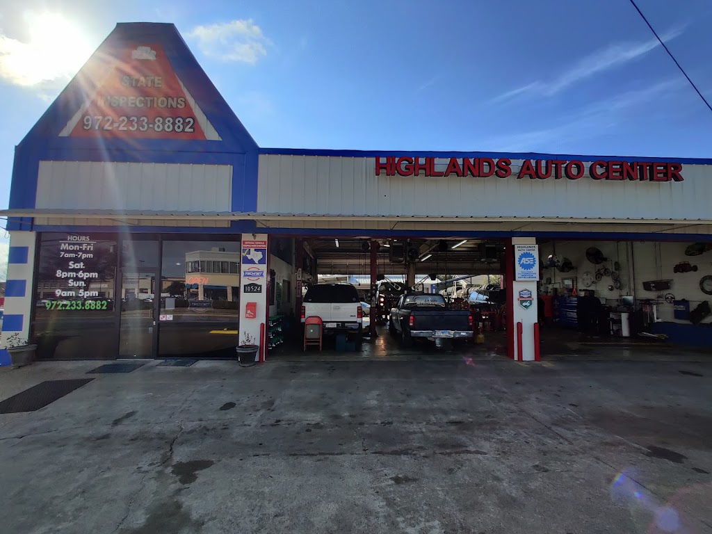 Highlands Auto Center | 10524 E NW Hwy, Dallas, TX 75238, USA | Phone: (972) 233-8882