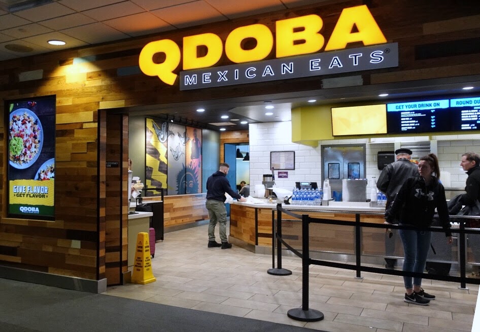 QDOBA Mexican Eats | Concourse B, 8500 Peña Blvd, Denver, CO 80249, USA | Phone: (800) 555-5555