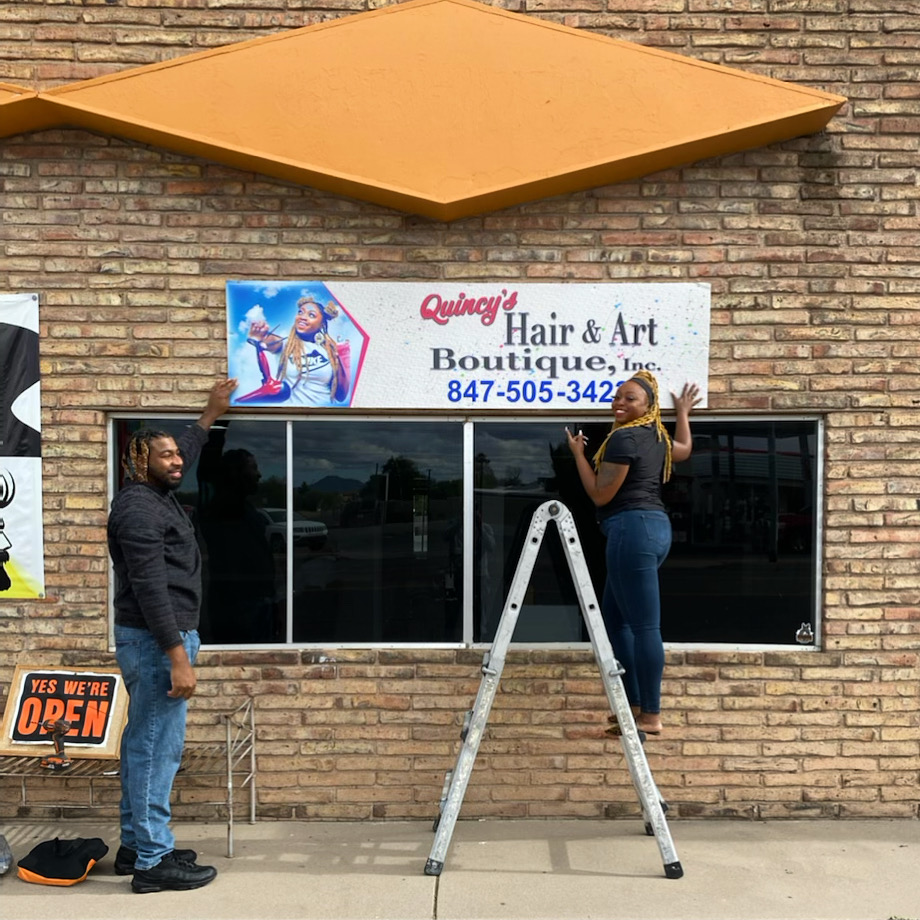 Quincys Hair & Art Boutique,Inc. | 787 N Arizona Blvd, Coolidge, AZ 85128, USA | Phone: (847) 505-3423