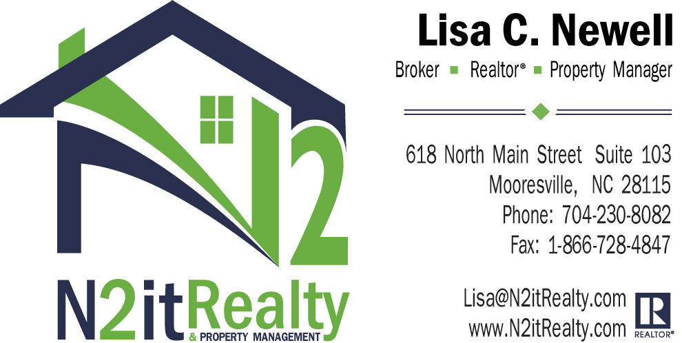 N2it Realty/Lisa C Newell | 618 N Main St, Mooresville, NC 28115, USA | Phone: (704) 230-8082