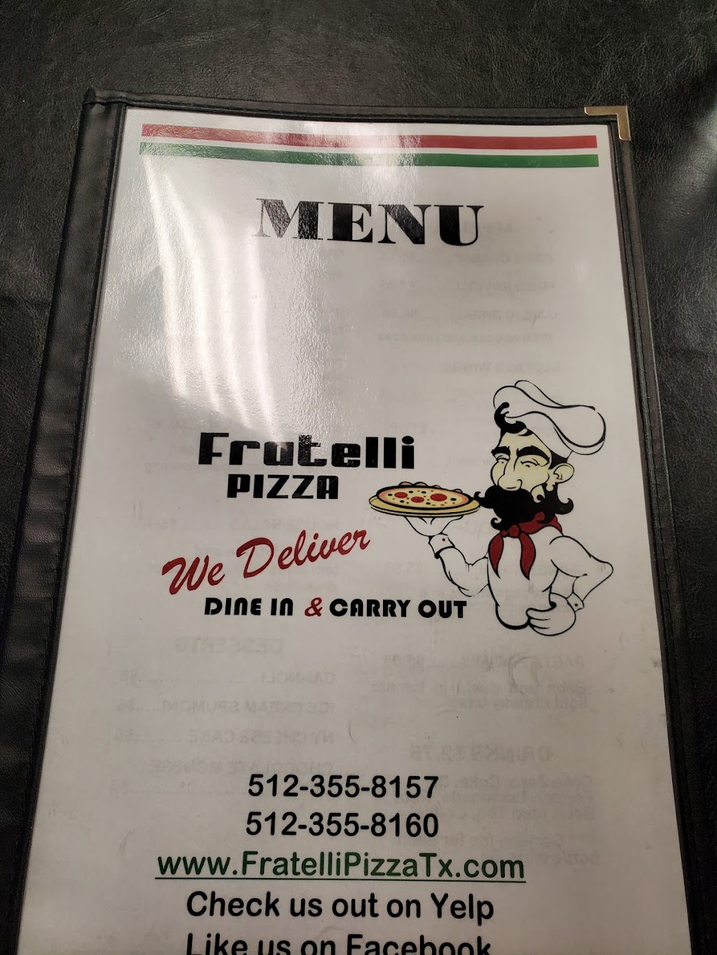 Fratelli Pizza, Coffee, & Gelato | 240 W State Hwy 29, Bertram, TX 78605, USA | Phone: (512) 355-8157