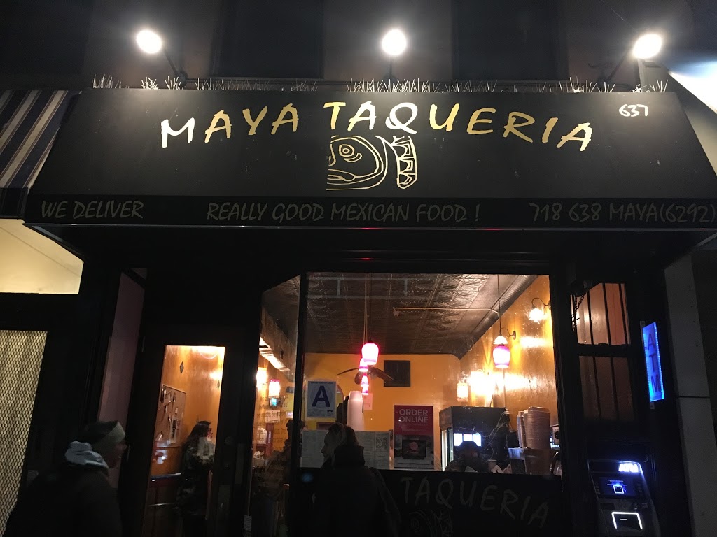 Maya Taqueria | 637 Vanderbilt Ave, Brooklyn, NY 11238, USA | Phone: (718) 638-6292