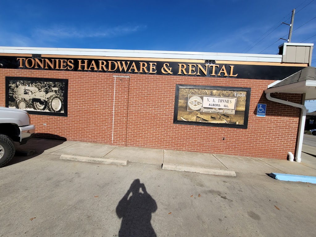 Tonnies Hardware & Rental | 126 N Commercial St, Albers, IL 62215, USA | Phone: (618) 248-5172